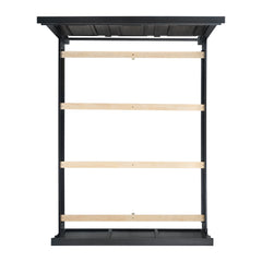 Bridgestone Black 4-Piece Queen Bedroom Set with 2 Nightstands & Dresser - Ornate Home