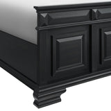 Bridgestone Black 5-Piece King Panel Bedroom Set