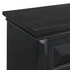 Bridgestone Black 6-Drawer Chest - Ornate Home