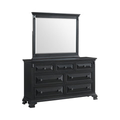 Bridgestone Black Dresser & Mirror Set