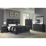 Bridgestone Black Queen Panel Bed