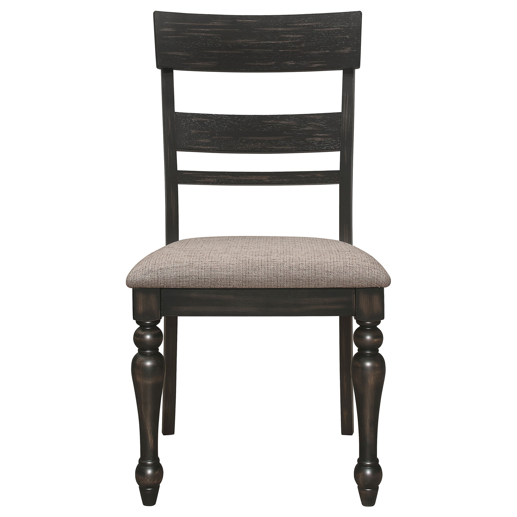 Bridget Charcoal Sandthrough Side Chair (Set of 2) - Ornate Home