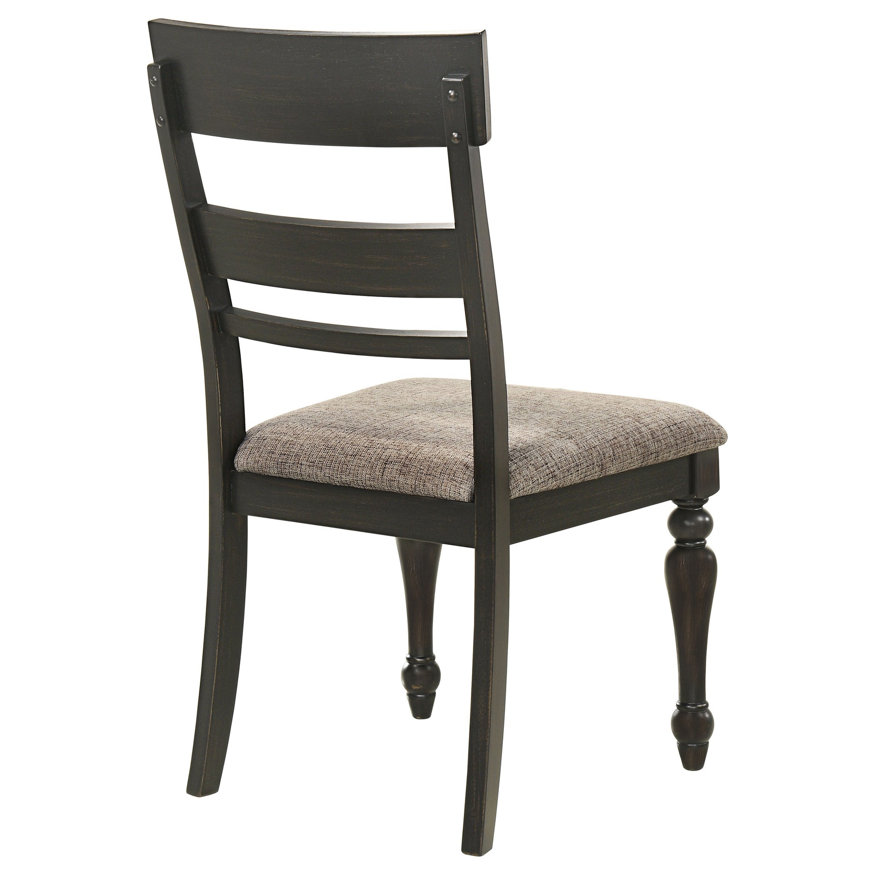 Bridget Charcoal Sandthrough Side Chair (Set of 2) - Ornate Home