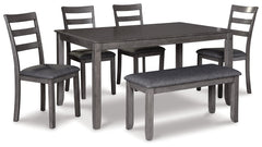 Bridson Gray Dining Room Set (Set of 6) - Ornate Home