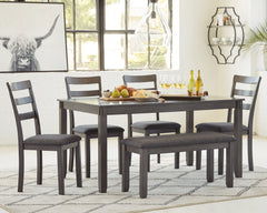 Bridson Gray Dining Room Set (Set of 6) - Ornate Home