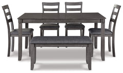Bridson Gray Dining Room Set (Set of 6) - Ornate Home