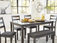 Bridson Gray Dining Room Set (Set of 6) - Ornate Home