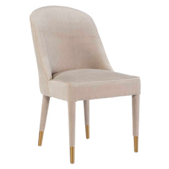 Brie Champagne Armless Chair (Set of 2) - Ornate Home