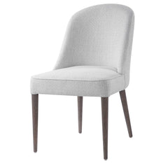 Brie White Armless Chair (Set of 2) - Ornate Home