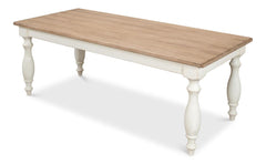 Brie White Dining Table - Ornate Home