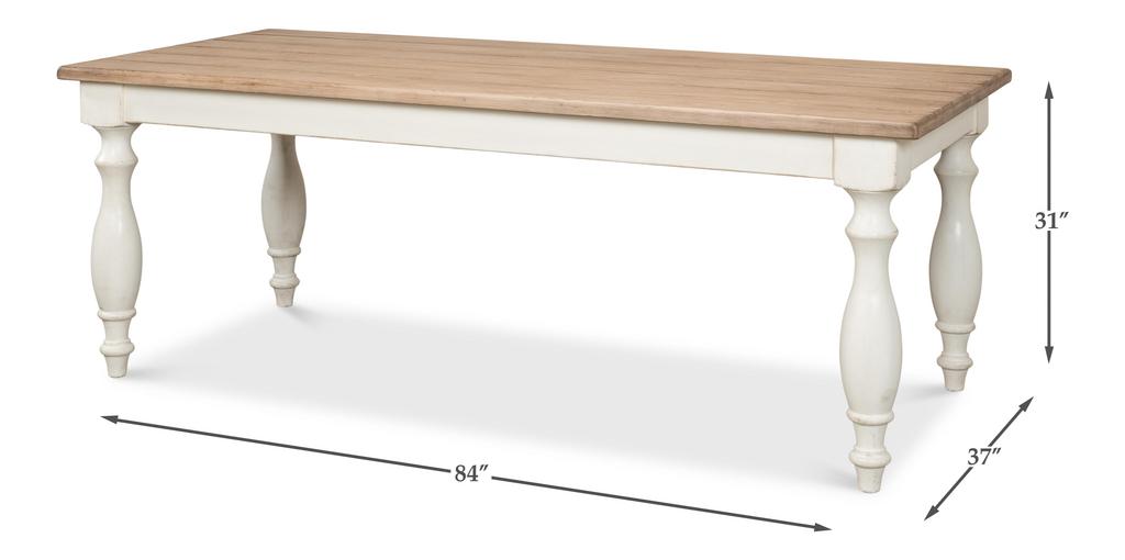 Brie White Dining Table - Ornate Home