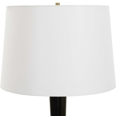 Brielle Polished Black Table Lamp - Ornate Home