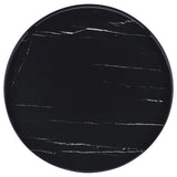 Briggs Black 2-piece Round Coffee and End Table Set - Ornate Home