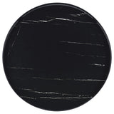 Briggs Black 3-piece Round Coffee and End Table Set - Ornate Home