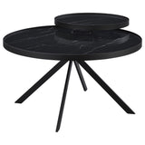 Briggs Black 3-piece Round Coffee and End Table Set - Ornate Home