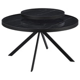 Briggs Black 3-piece Round Coffee and End Table Set - Ornate Home