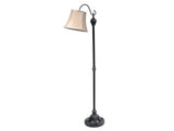 Briggs Downbridge Brown Floor Lamp - Ornate Home