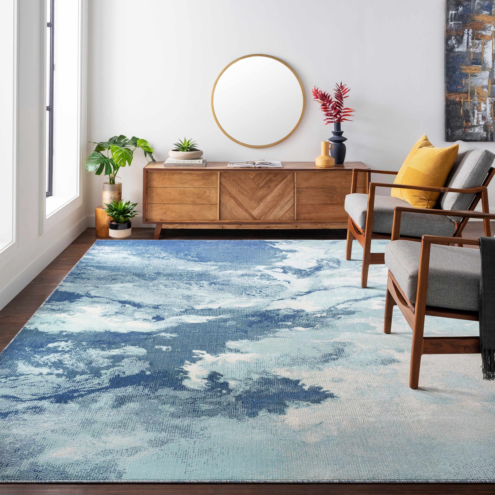 Bright Sky Indoor/Outdoor Rug - Ornate Home