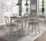 Brightleaf Brown/Light Gray Counter Height Table - Ornate Home