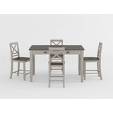 Brightleaf Brown/Light Gray Counter Height Table - Ornate Home