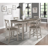 Brightleaf Brown/Light Gray Counter Height Table - Ornate Home