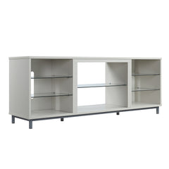 Brighton 60" TV Stand in Beige - Ornate Home
