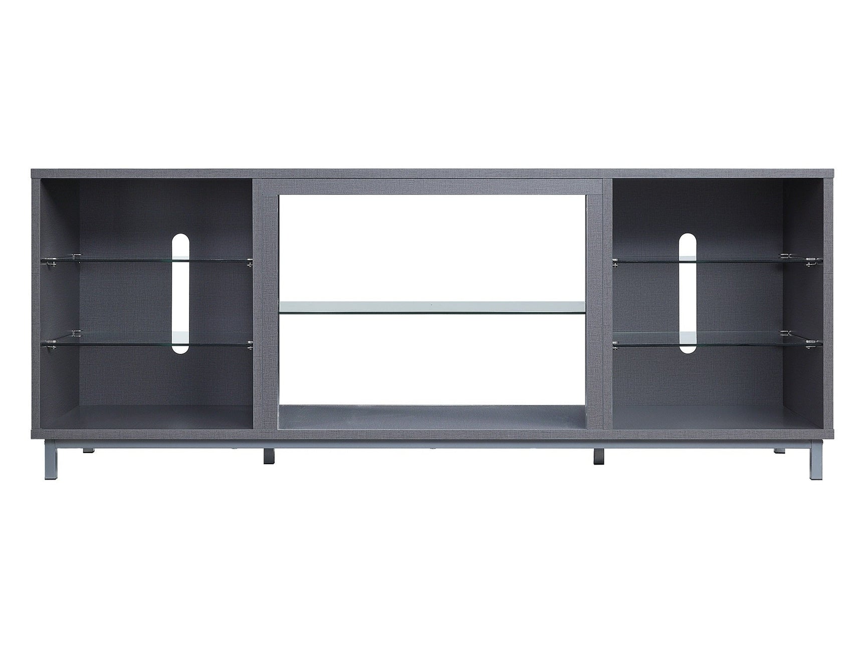 Brighton 60" TV Stand in Grey - Ornate Home