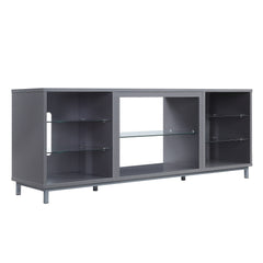 Brighton 60" TV Stand in Grey - Ornate Home