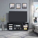 Brighton 60" TV Stand in Onyx - Ornate Home