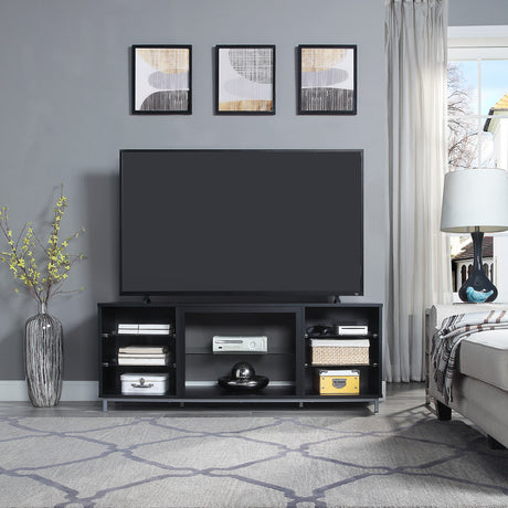 Brighton 60" TV Stand in Onyx - Ornate Home