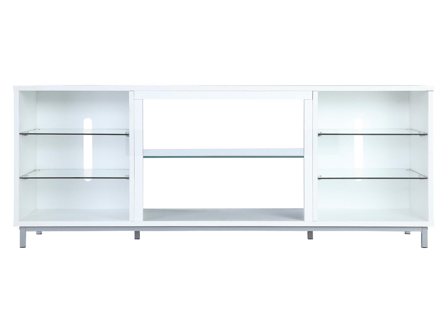 Brighton 60" TV Stand in White - Ornate Home