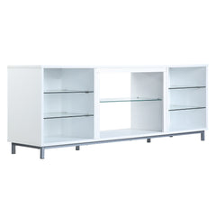 Brighton 60" TV Stand in White - Ornate Home