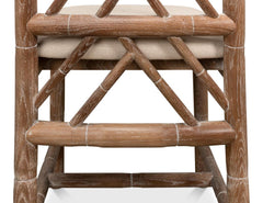 Brighton Bamboo Beige Side Chair (Set of 2) - Ornate Home