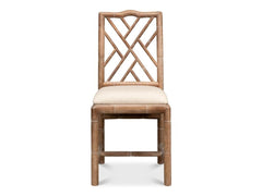 Brighton Bamboo Beige Side Chair (Set of 2) - Ornate Home