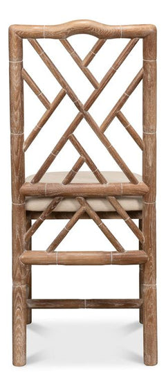 Brighton Bamboo Beige Side Chair (Set of 2) - Ornate Home