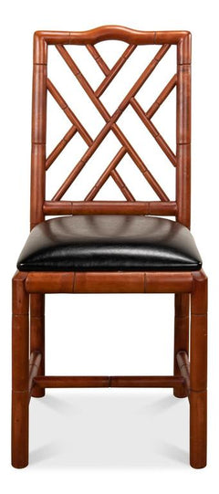 Brighton Bamboo Brown Side Chair (Set of 2) - Ornate Home