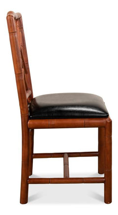 Brighton Bamboo Brown Side Chair (Set of 2) - Ornate Home
