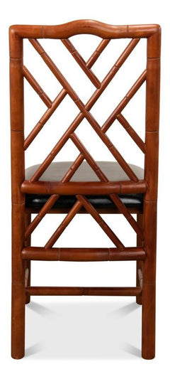 Brighton Bamboo Brown Side Chair (Set of 2) - Ornate Home