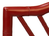 Brighton Bamboo Red Side Chair (Set of 2) - Ornate Home