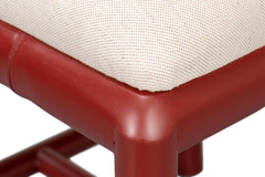 Brighton Bamboo Red Side Chair (Set of 2) - Ornate Home