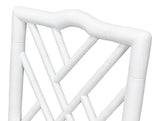 Brighton Bamboo White Side Chair (Set of 2) - Ornate Home