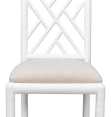 Brighton Bamboo White Side Chair (Set of 2) - Ornate Home