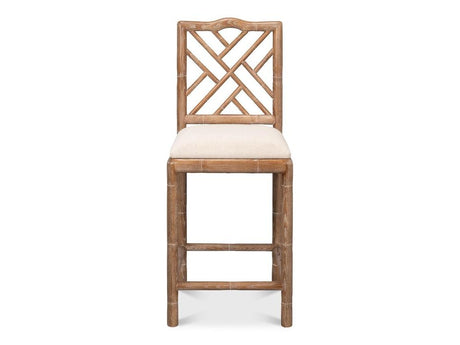 Brighton Beige Counter Stool - Ornate Home