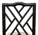 Brighton Black Bamboo Side Chair (Set of 2) - Ornate Home