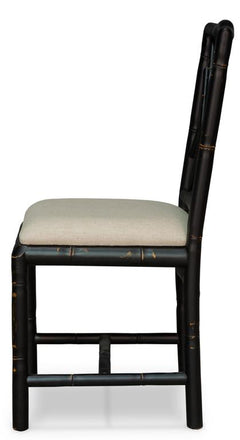 Brighton Black Bamboo Side Chair (Set of 2) - Ornate Home