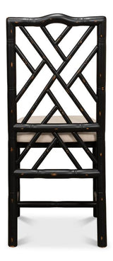 Brighton Black Bamboo Side Chair (Set of 2) - Ornate Home