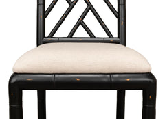 Brighton Black Bamboo Side Chair (Set of 2) - Ornate Home