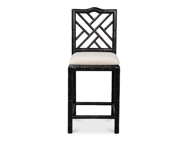 Brighton Black Counter Stool - Ornate Home