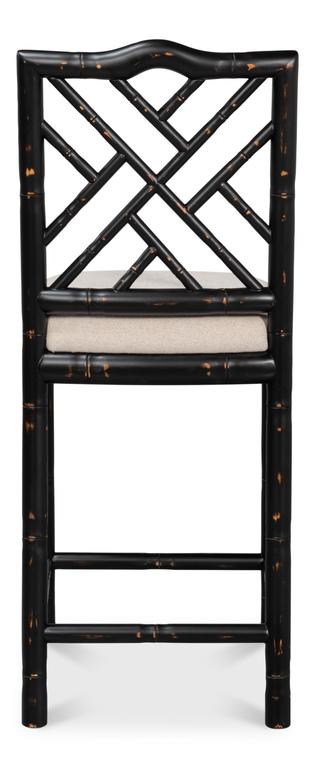 Brighton Black Counter Stool - Ornate Home