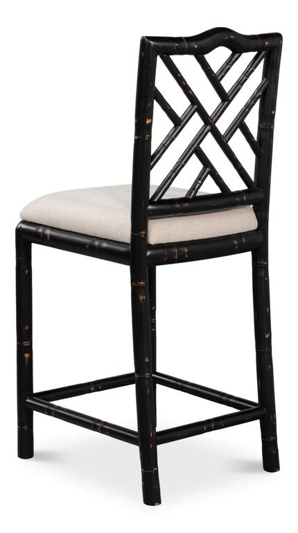Brighton Black Counter Stool - Ornate Home